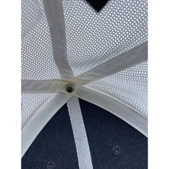 Nike Golf VR 20XI Mesh Baseball Cap Hat Mesh Logo Flexfit White Grey Size M/L - Picture 11 of 15